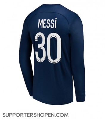 Paris Saint-Germain Lionel Messi #30 Hemma Matchtröja 2022-23 Långärmad